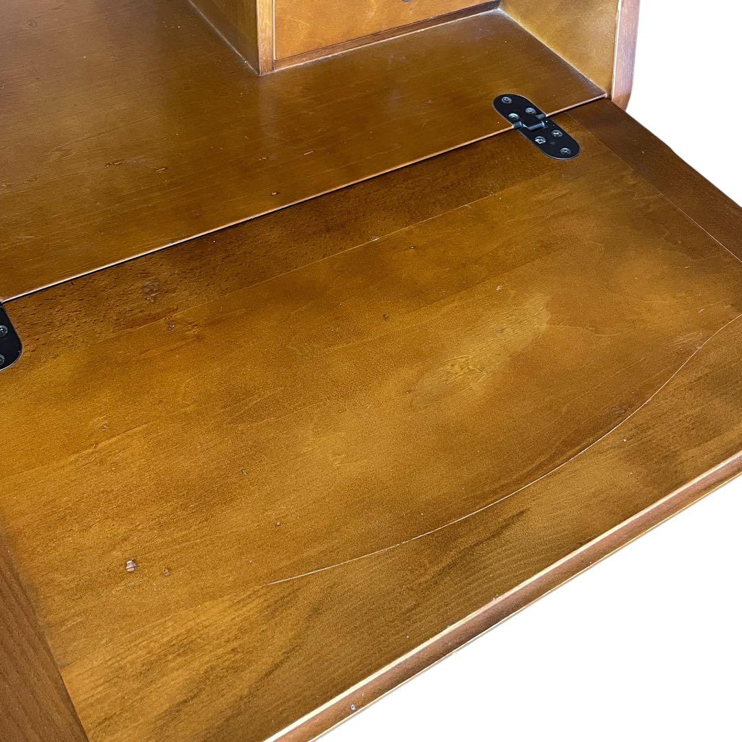 【希少】カリモク コロニアル ライティングビューロー デスク チェスト 木製