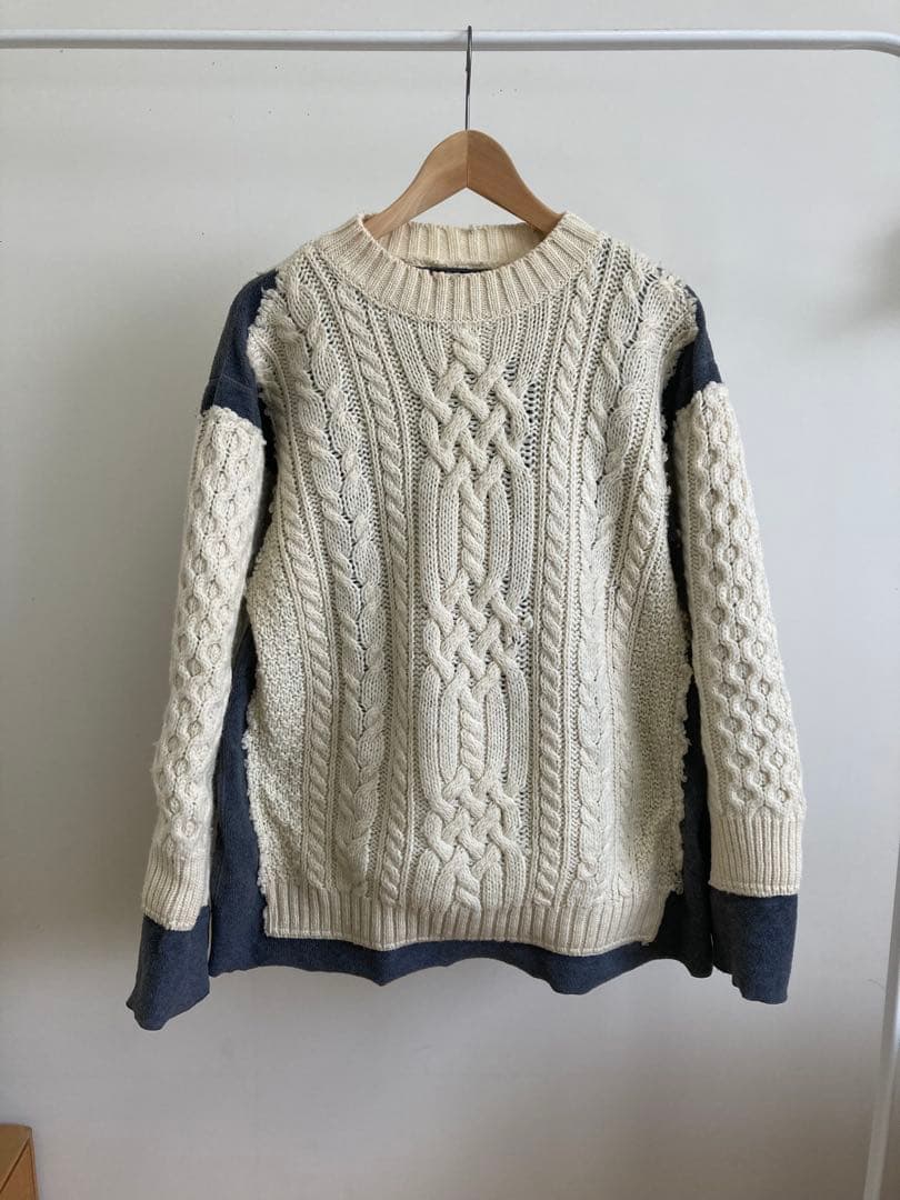 トップス Rebuild by Needles FISHERMAN SWEATER