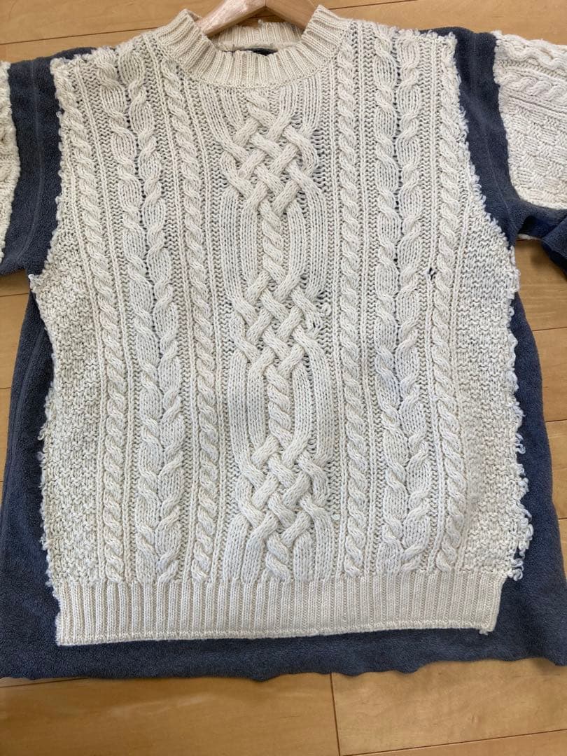 トップス Rebuild by Needles FISHERMAN SWEATER