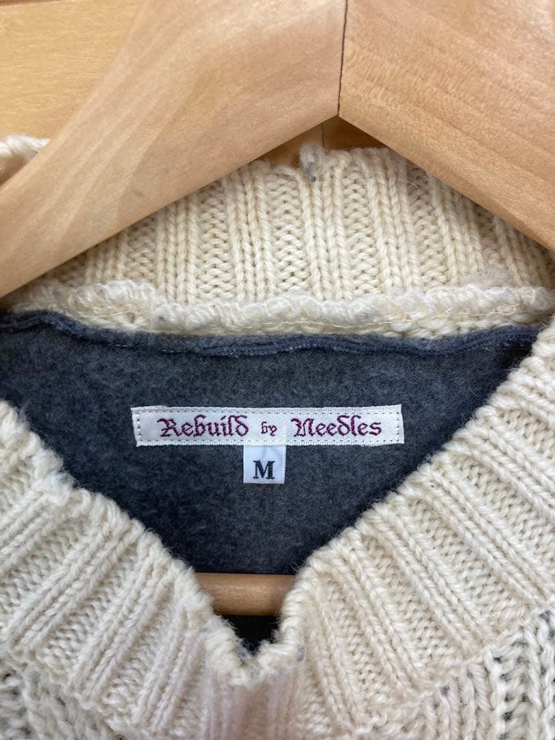 トップス Rebuild by Needles FISHERMAN SWEATER
