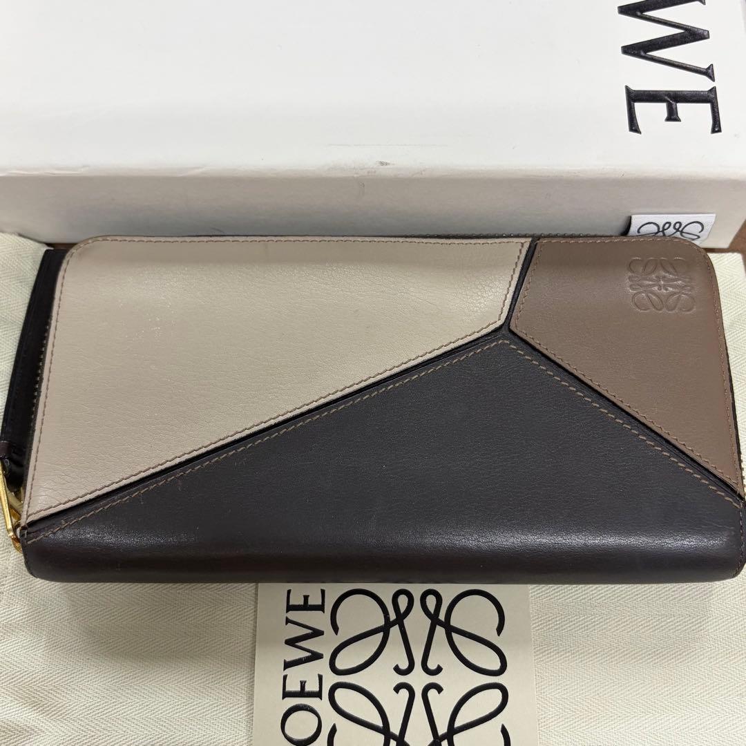 新品同様‼️ 現行　ロエベ　LOEWE　長財布　バイフォールド　ラウンドファスナー