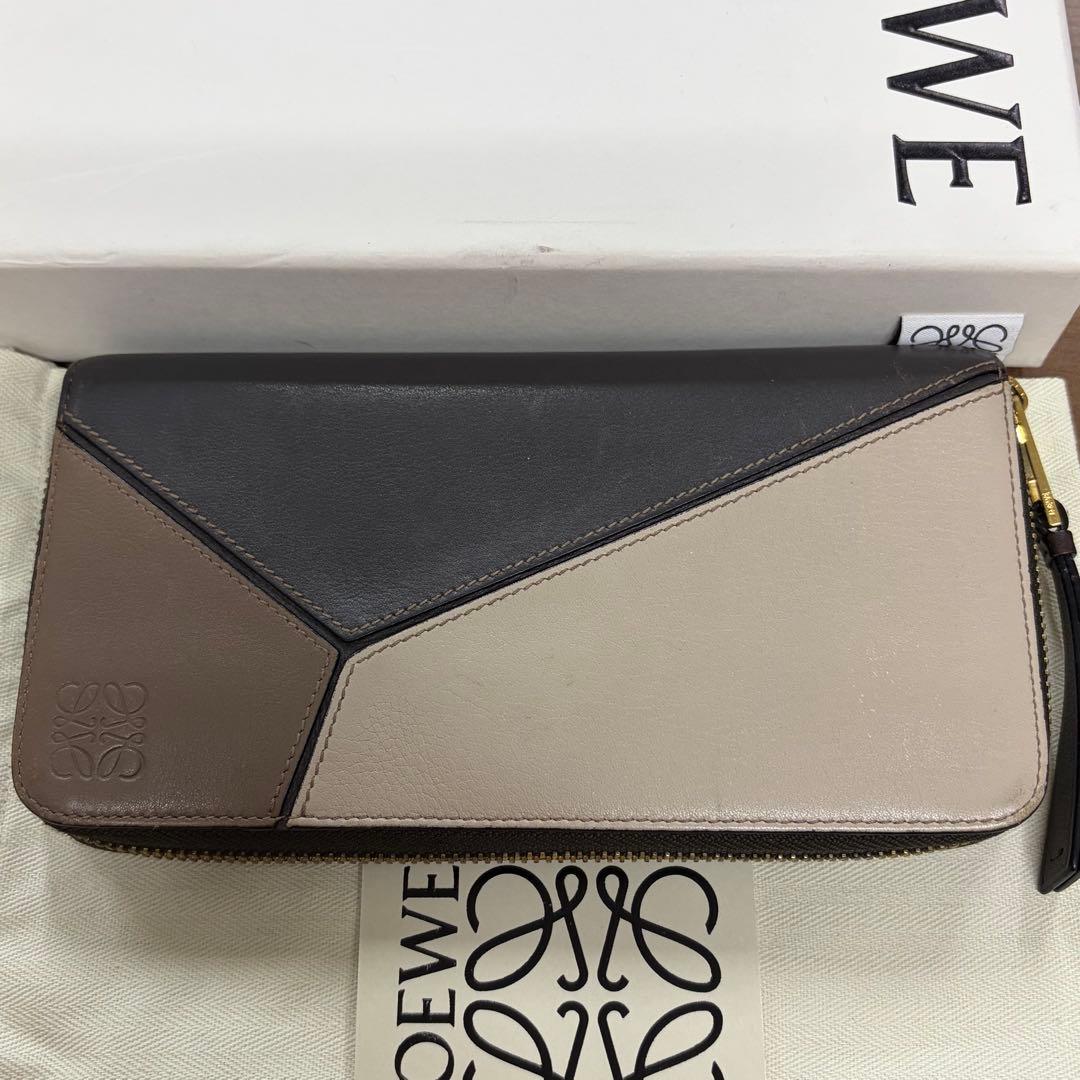 新品同様‼️ 現行　ロエベ　LOEWE　長財布　バイフォールド　ラウンドファスナー
