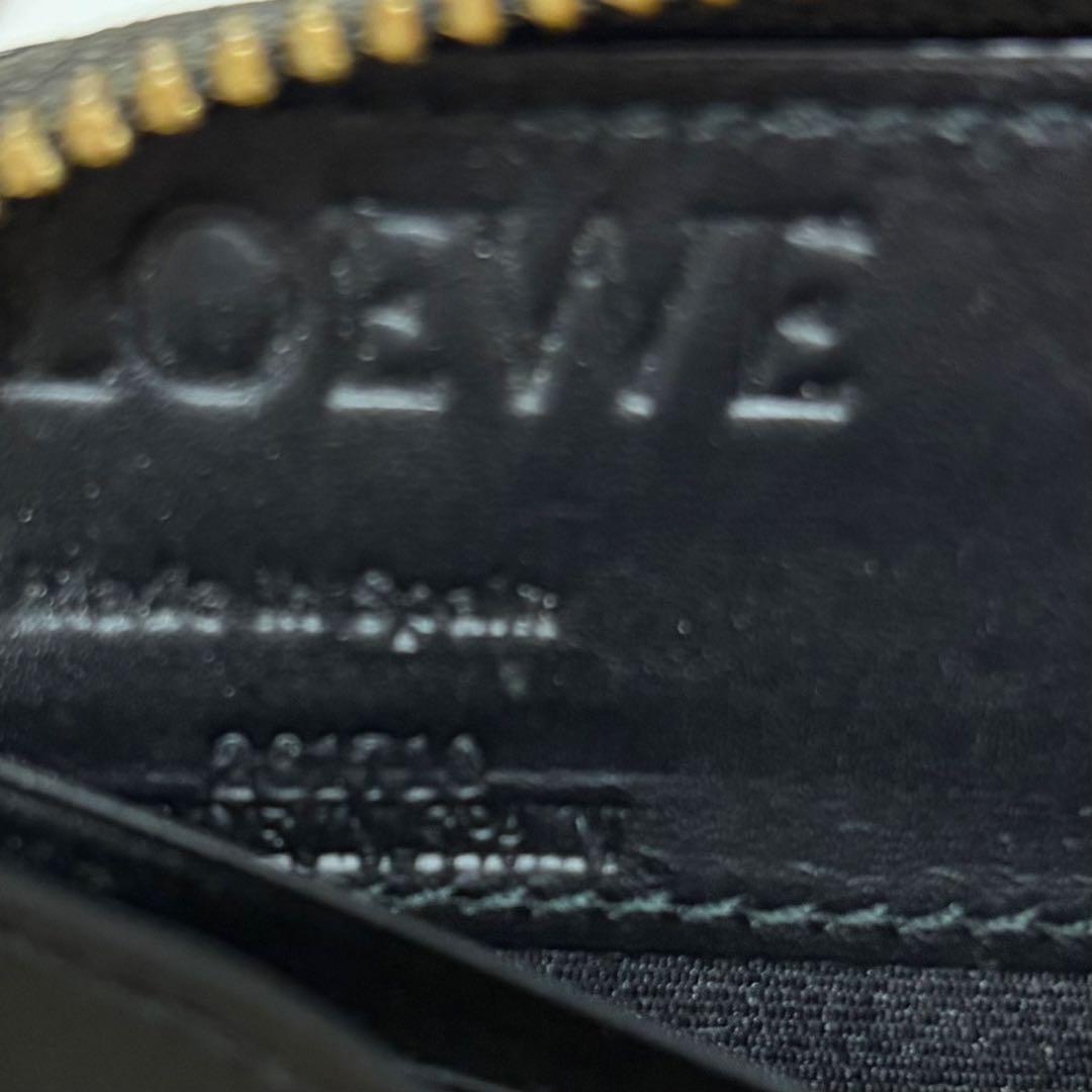 新品同様‼️ 現行　ロエベ　LOEWE　長財布　バイフォールド　ラウンドファスナー