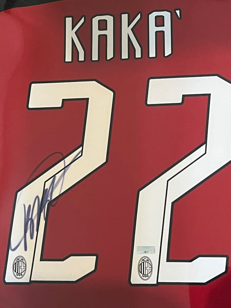 ACミラン カカ サイン入り ユニフォーム BBM鑑定書付き 最終値下げ