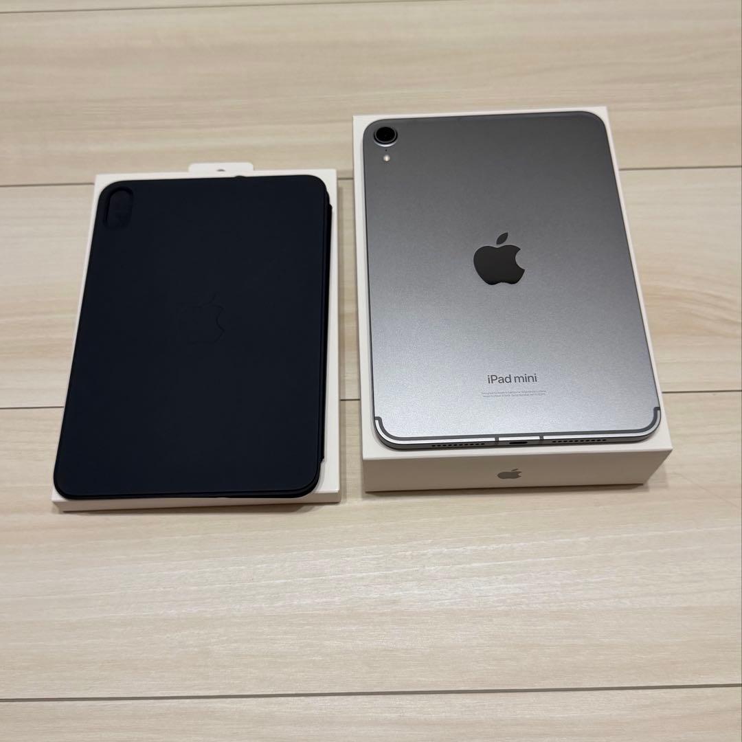 iPad mini第7世代(A17pro)256GB celluler カバー付