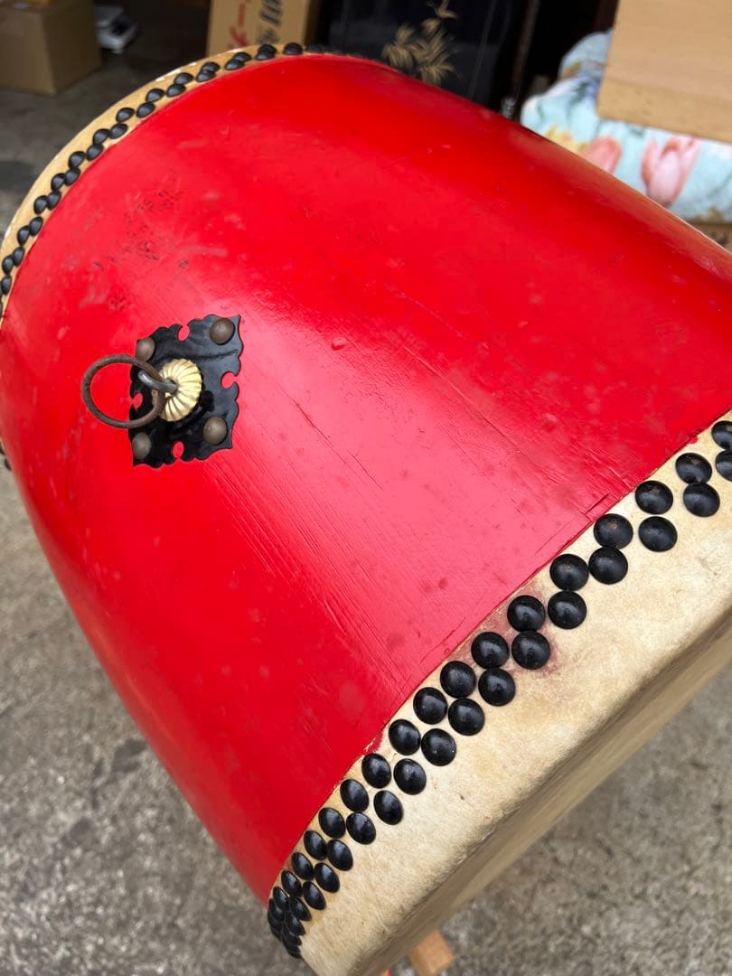 太鼓　台座つき　和太鼓 和太鼓 打楽器 和楽器　④