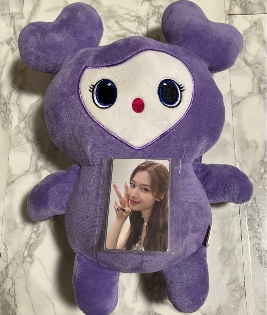 TWICE LOVELYS サナ　ぬいぐるみリュック GIGO トレカセット