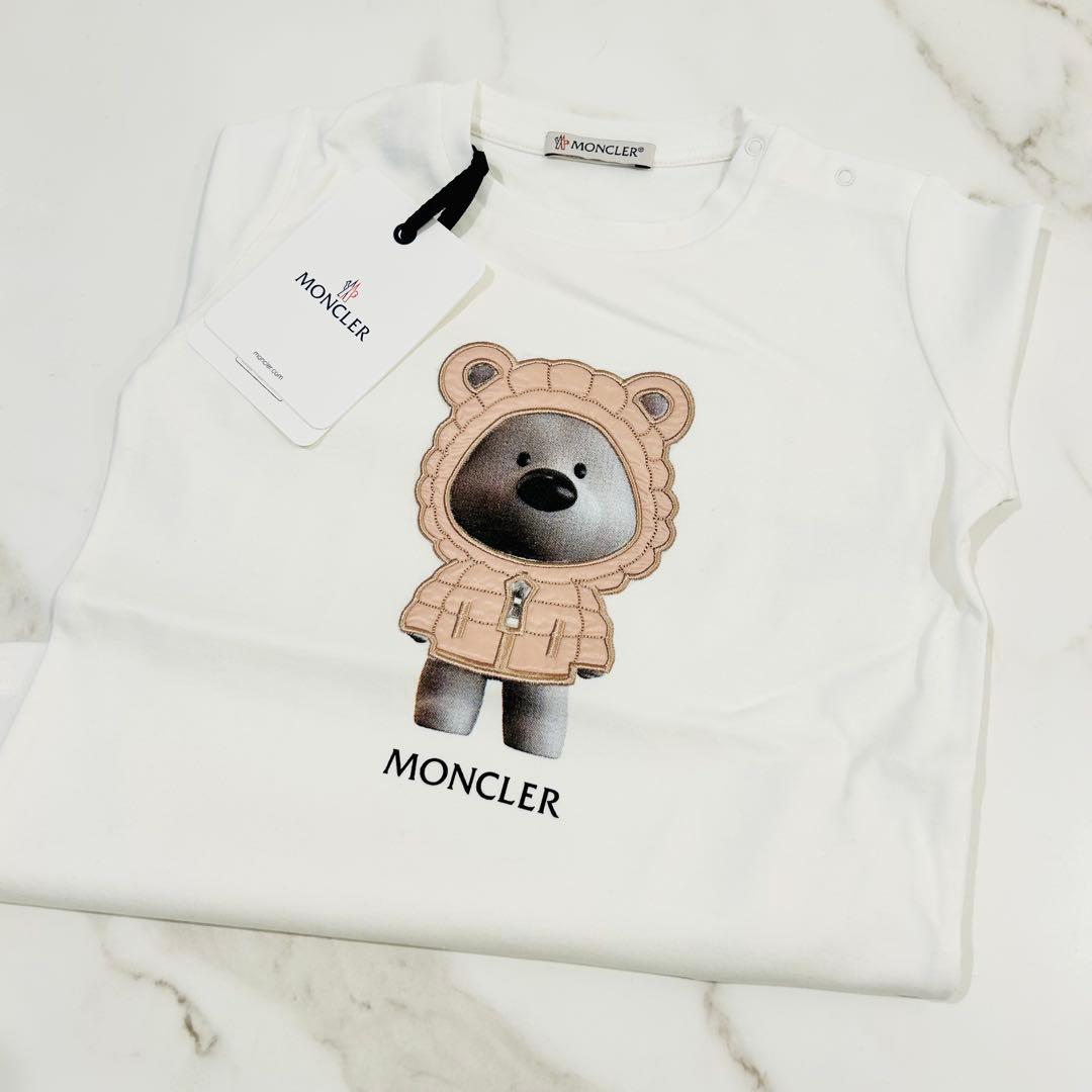 MONCLER クマプリント コットントップス　新品　未使用　タグ付