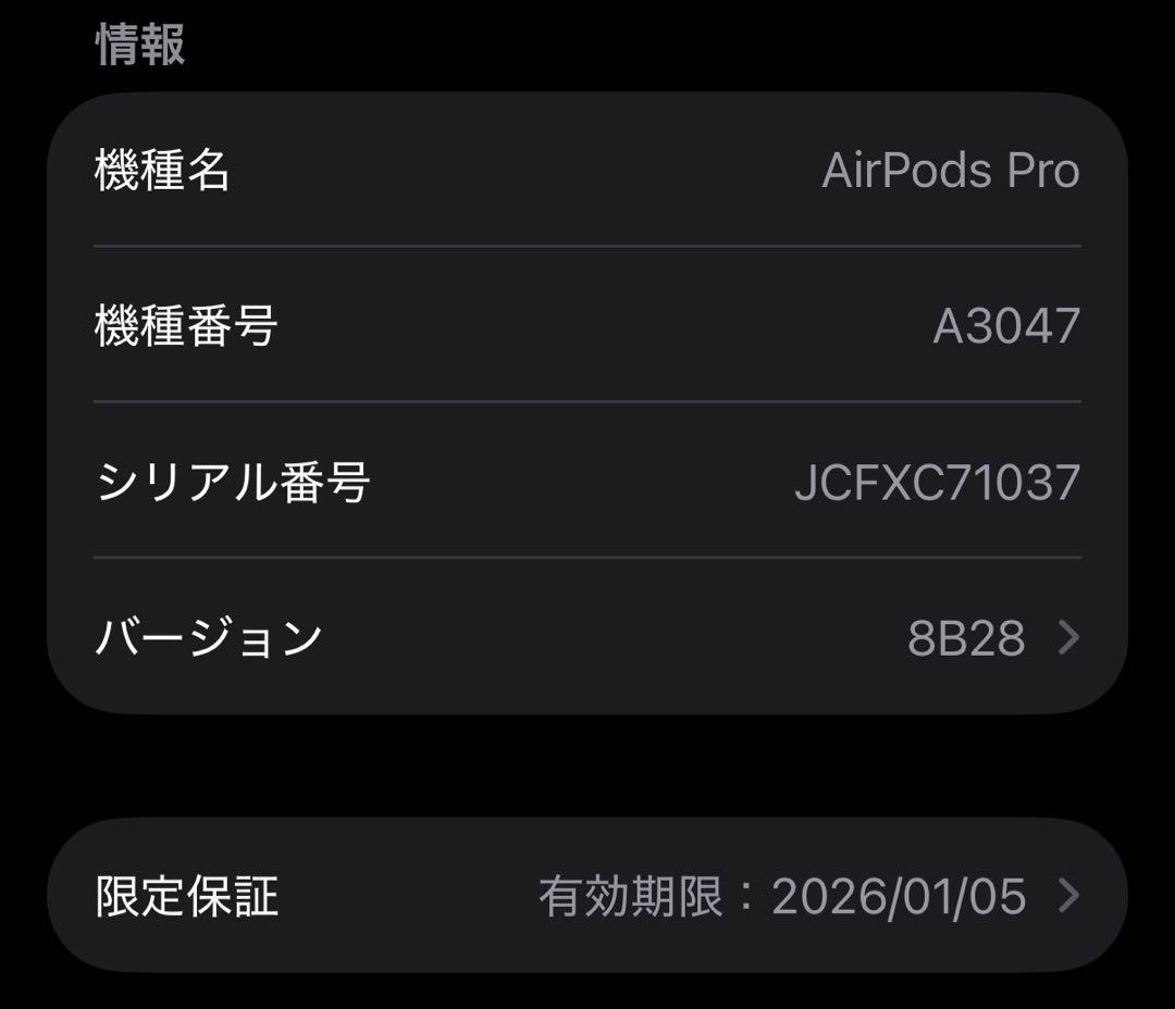 AirPods Pro 2（第二世代）