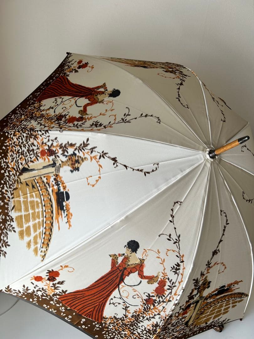♪モンブランヤマグチ ほぐし織 フラワーガール 晴雨兼用長傘♪