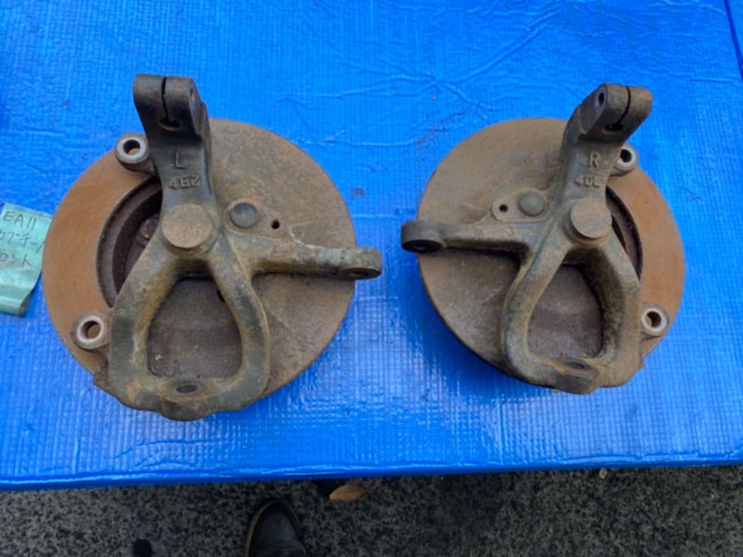 スズキ　カプチーノ　EA11R フロントナックルアームセット