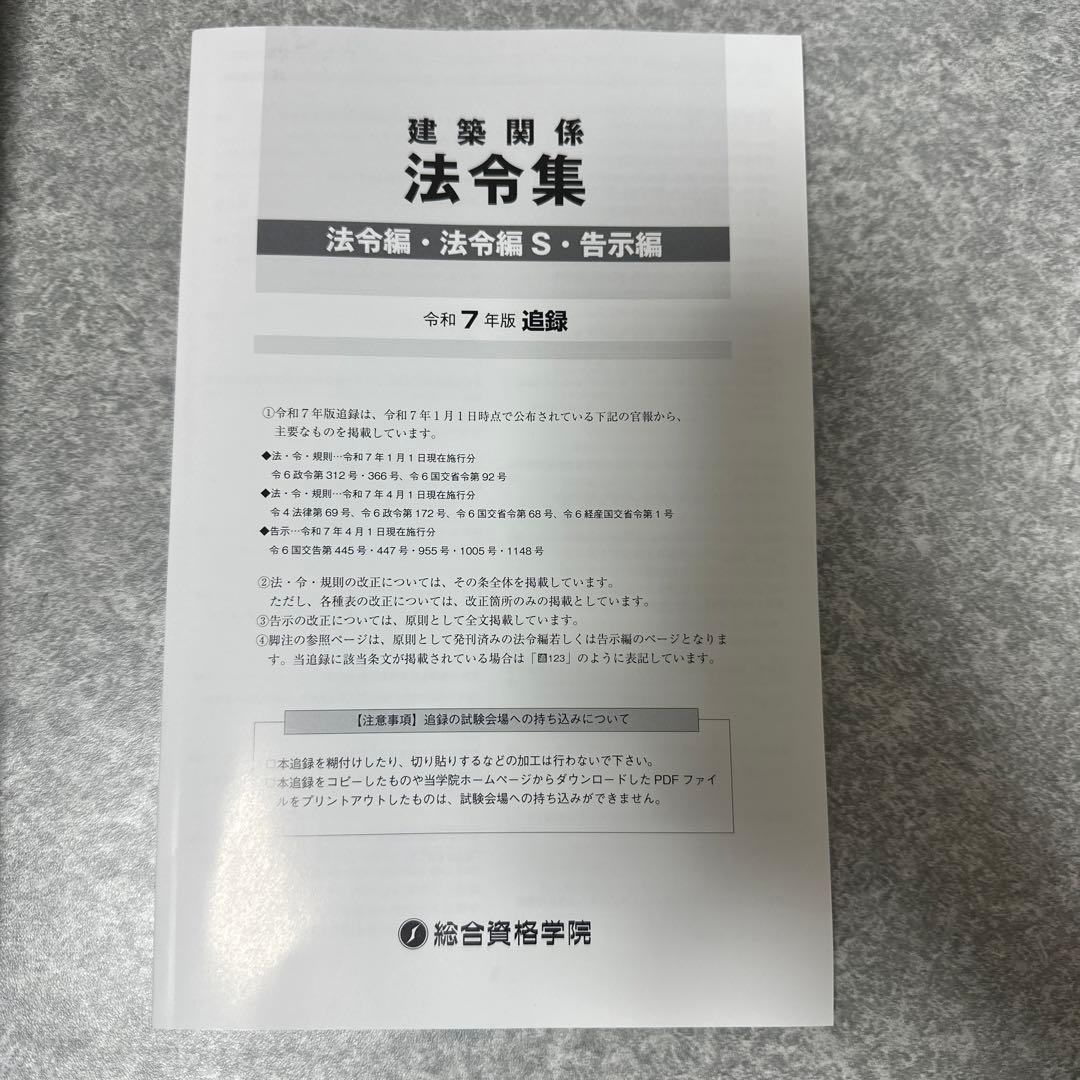 建築関係法令集　2025