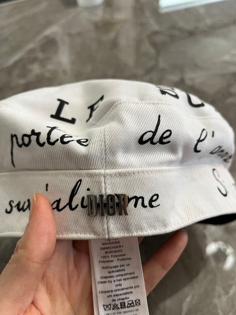 【シミ、型崩れ】ディオール キャスケット