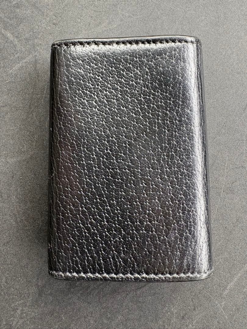 早い者勝ち‼️GUCCI ブラック レザー キーケース ケース付 523683
