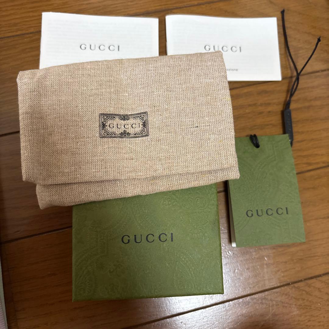 早い者勝ち‼️GUCCI ブラック レザー キーケース ケース付 523683