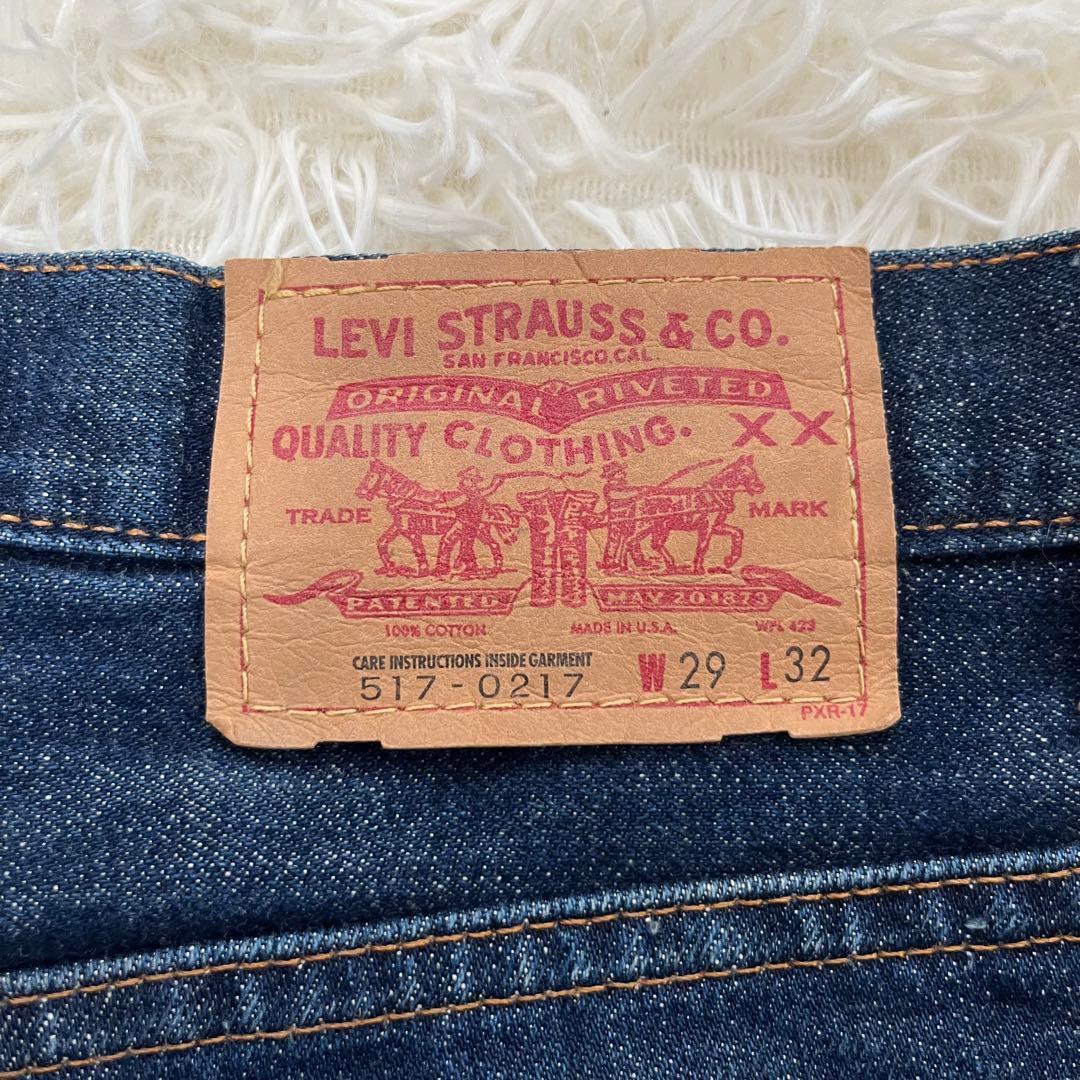 Levi’s 517 Big E USA製 ブーツカット デニム W29 L32