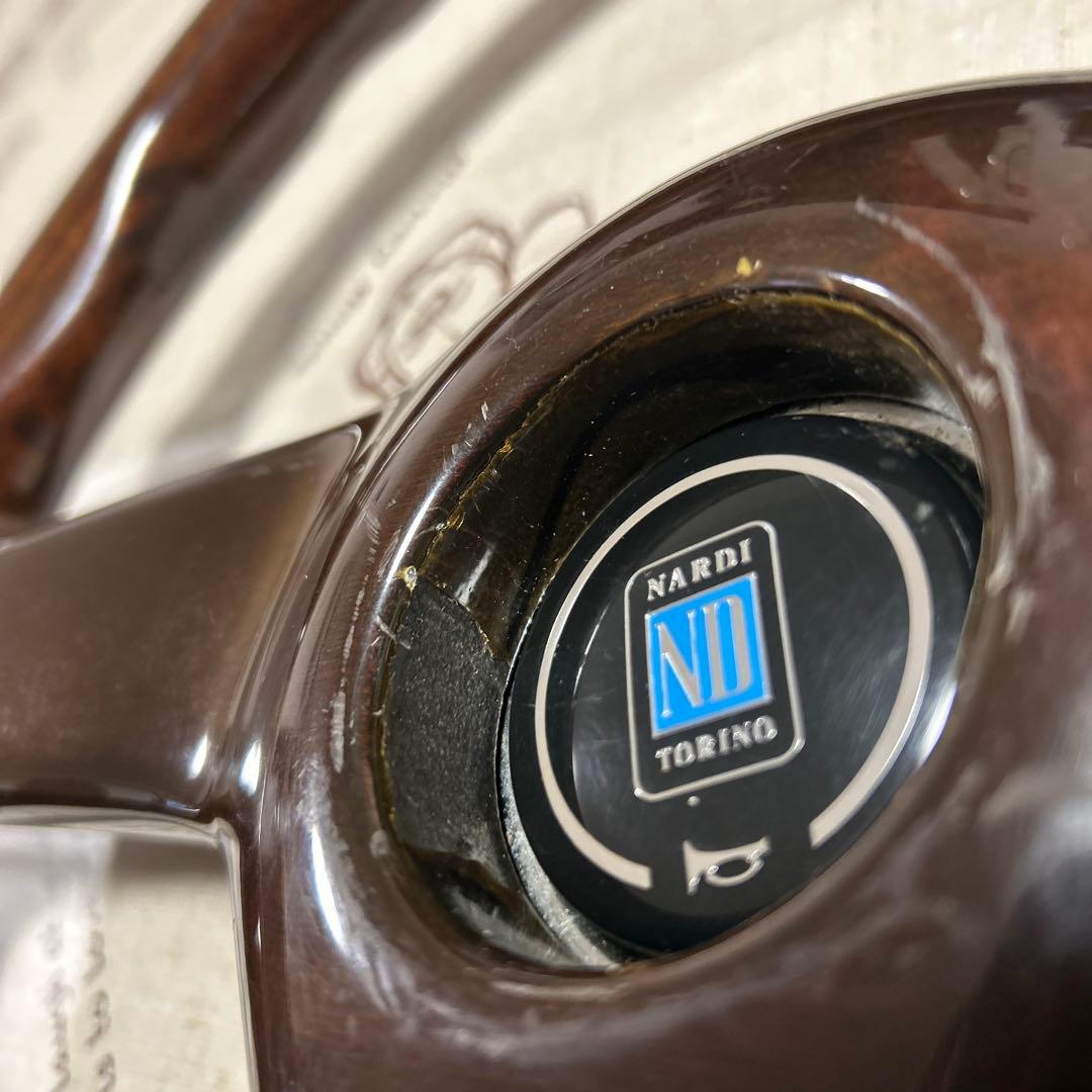 ナルディー　ウッド製 3スポーク ステアリング 本体