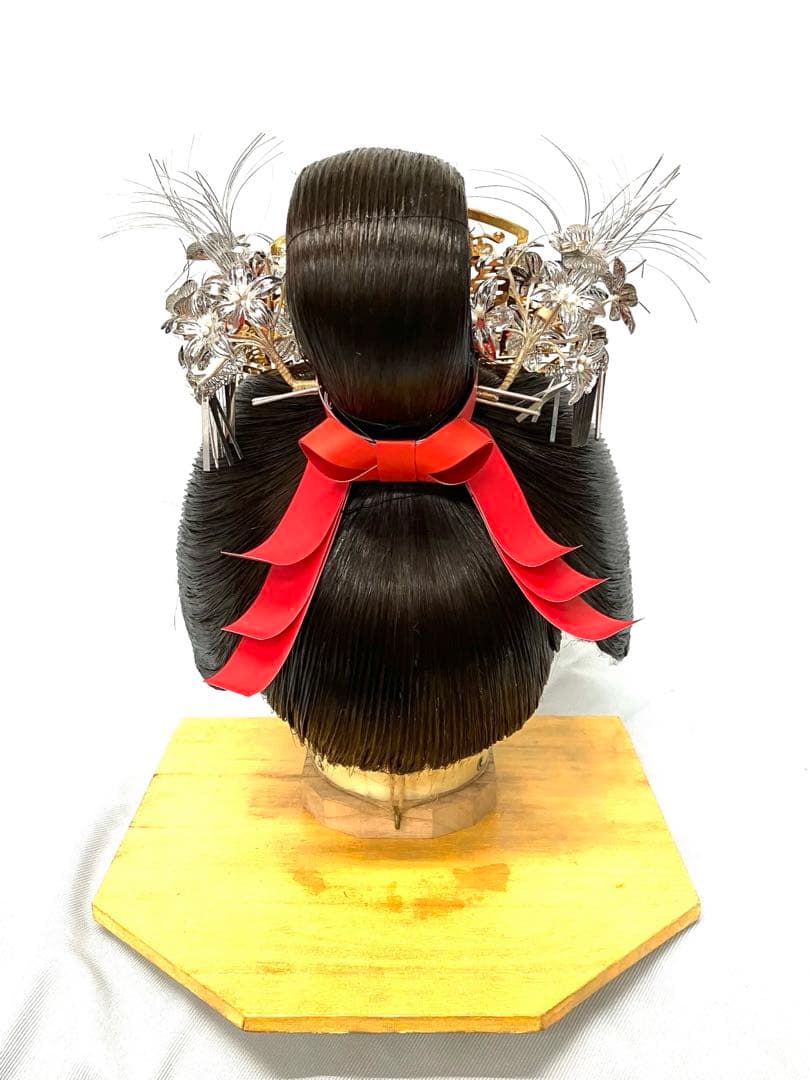 吹き輪、半かつら(網無しタイプ)中古舞踊かつら、日本髪かつら、大衆演劇かつら