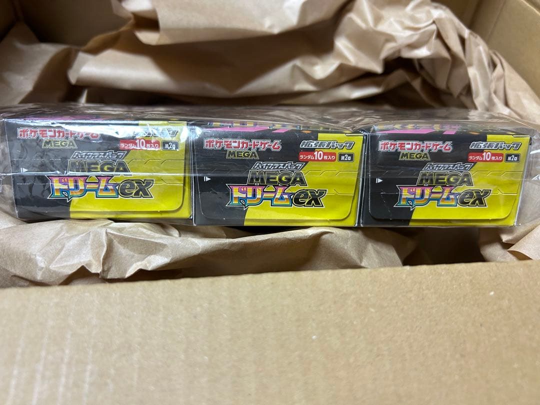 ポケモンカード MEGAドリームEX 3BOX シュリンク 無し