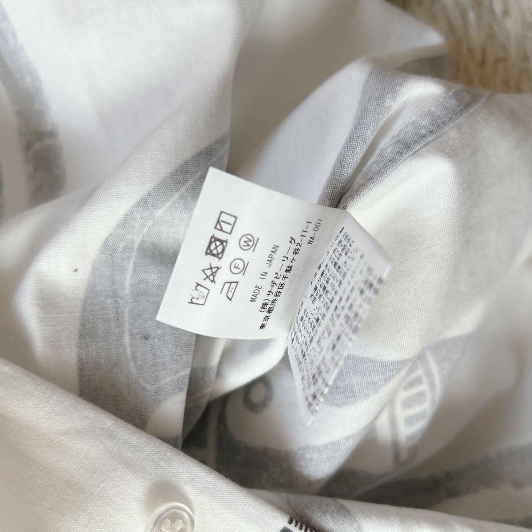 美品　ten ロンハーマン　アフリカンマスクプリントシャツ