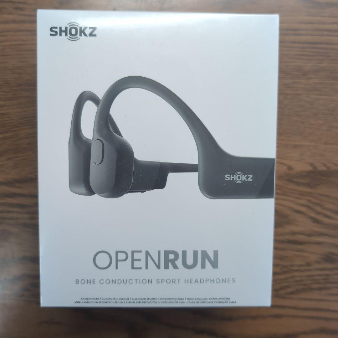SHOKZ OPENRUN 骨伝導ヘッドフォン ブラック