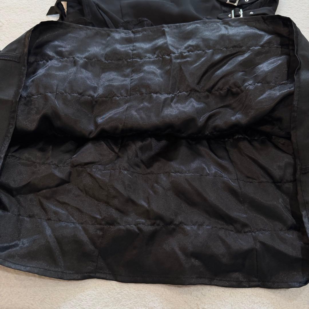 AVENCHUMU Buckle belt garter dress 黒 S