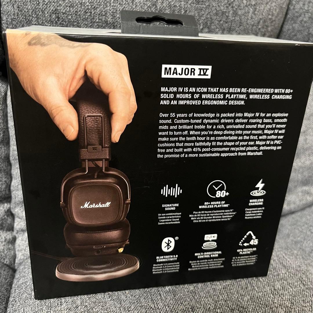 【正規品】Marshall マーシャル MAJOR IV ワイヤレスヘッドホン