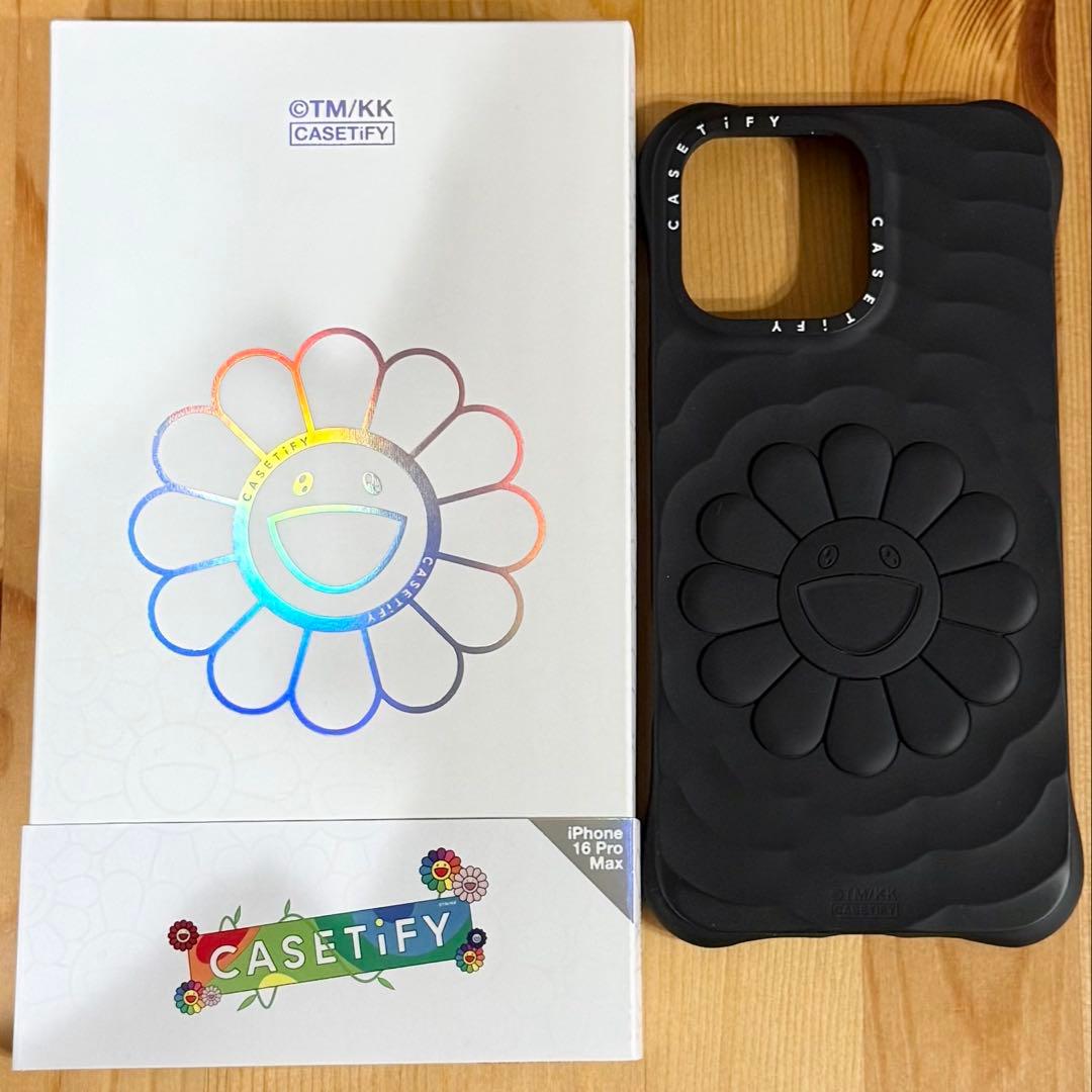 村上隆 × CASETiFY フラワー ブラインドボックス ブラック