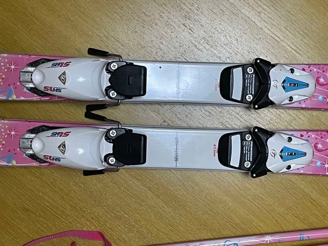 子ども用スキーセット ピンク KAZAMA