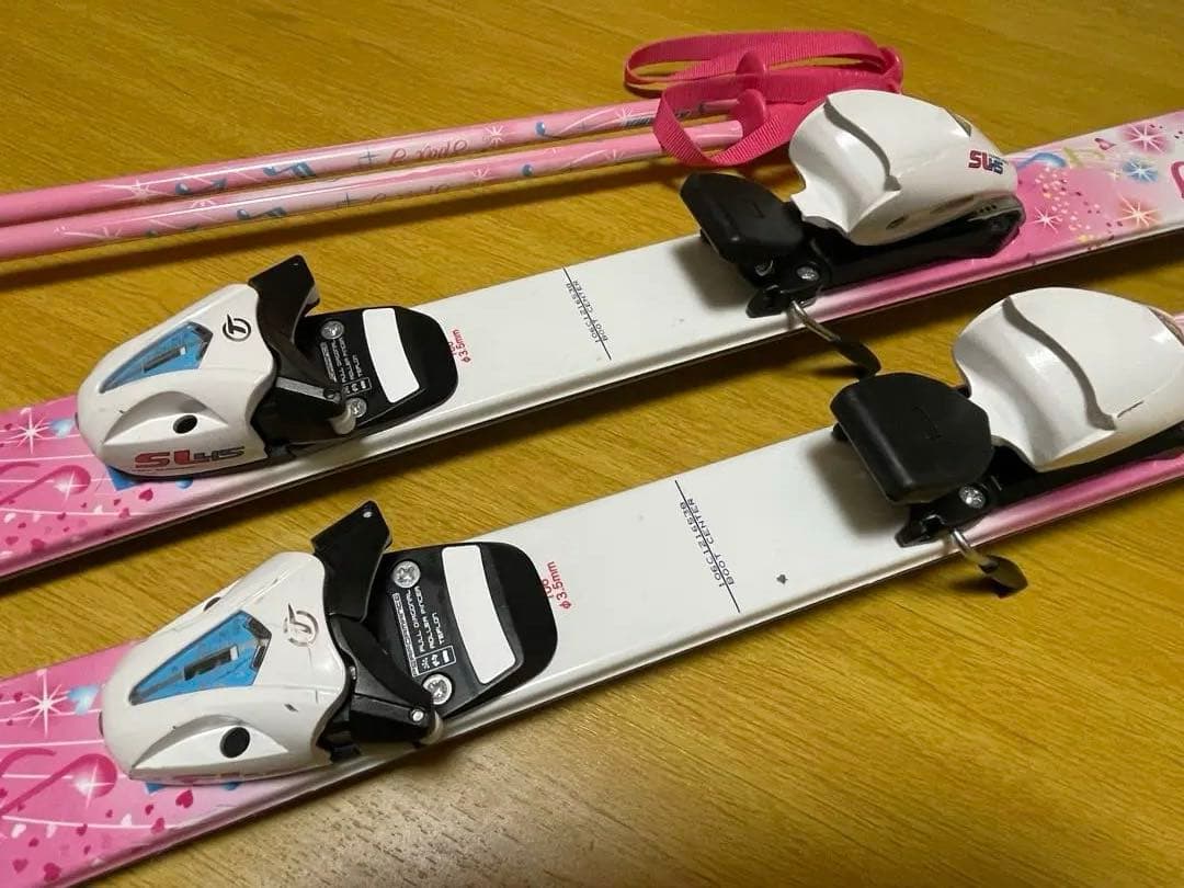 子ども用スキーセット ピンク KAZAMA