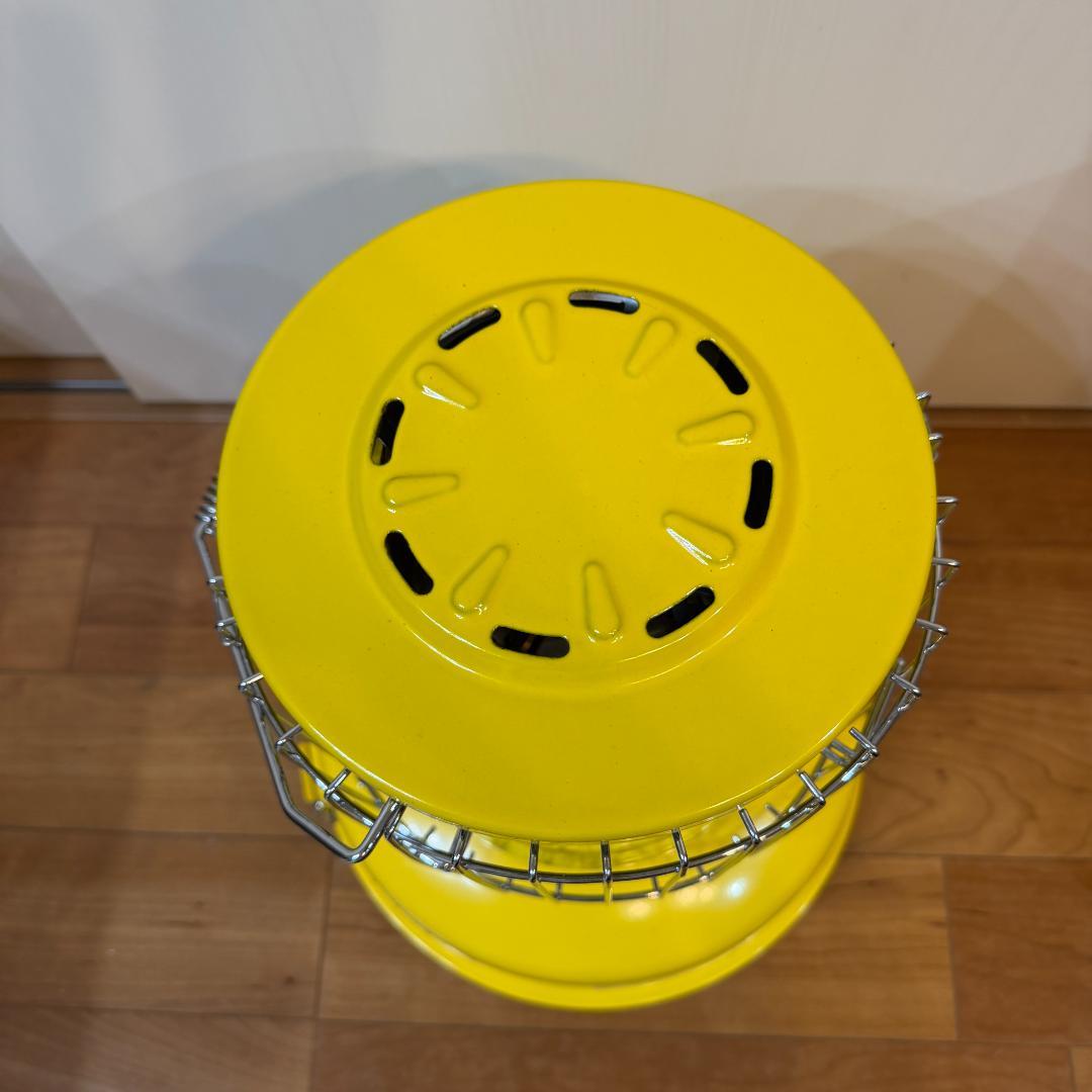 美品　アラジン　ポータブルガスストーブ　イエロー