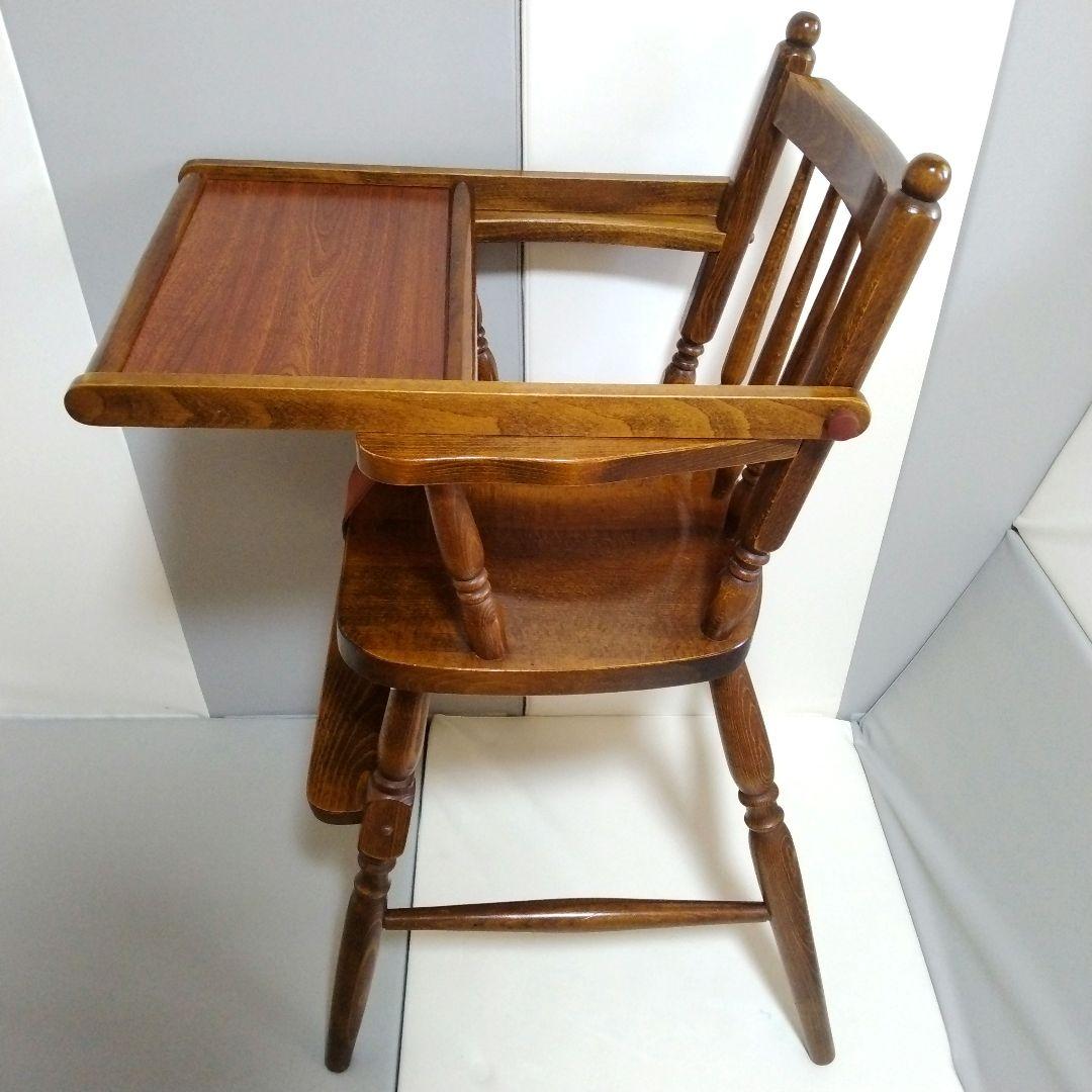 柏木工 ハイチェア ベビーチェア テーブル付き ヴィンテージ