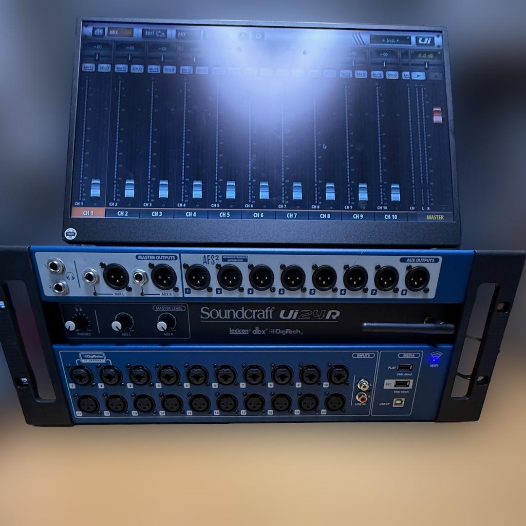 Soundcraft Ui24R デジタルミキサー　モニターセット