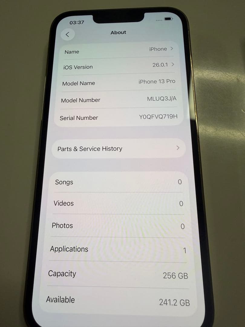 iPhone13pro 256GB ゴールド