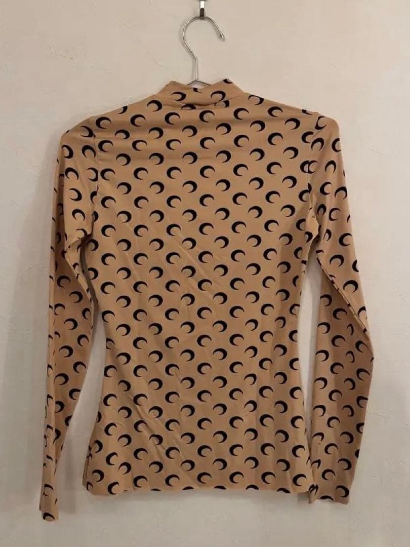 【MARINE SERRE】Second skin highneck top