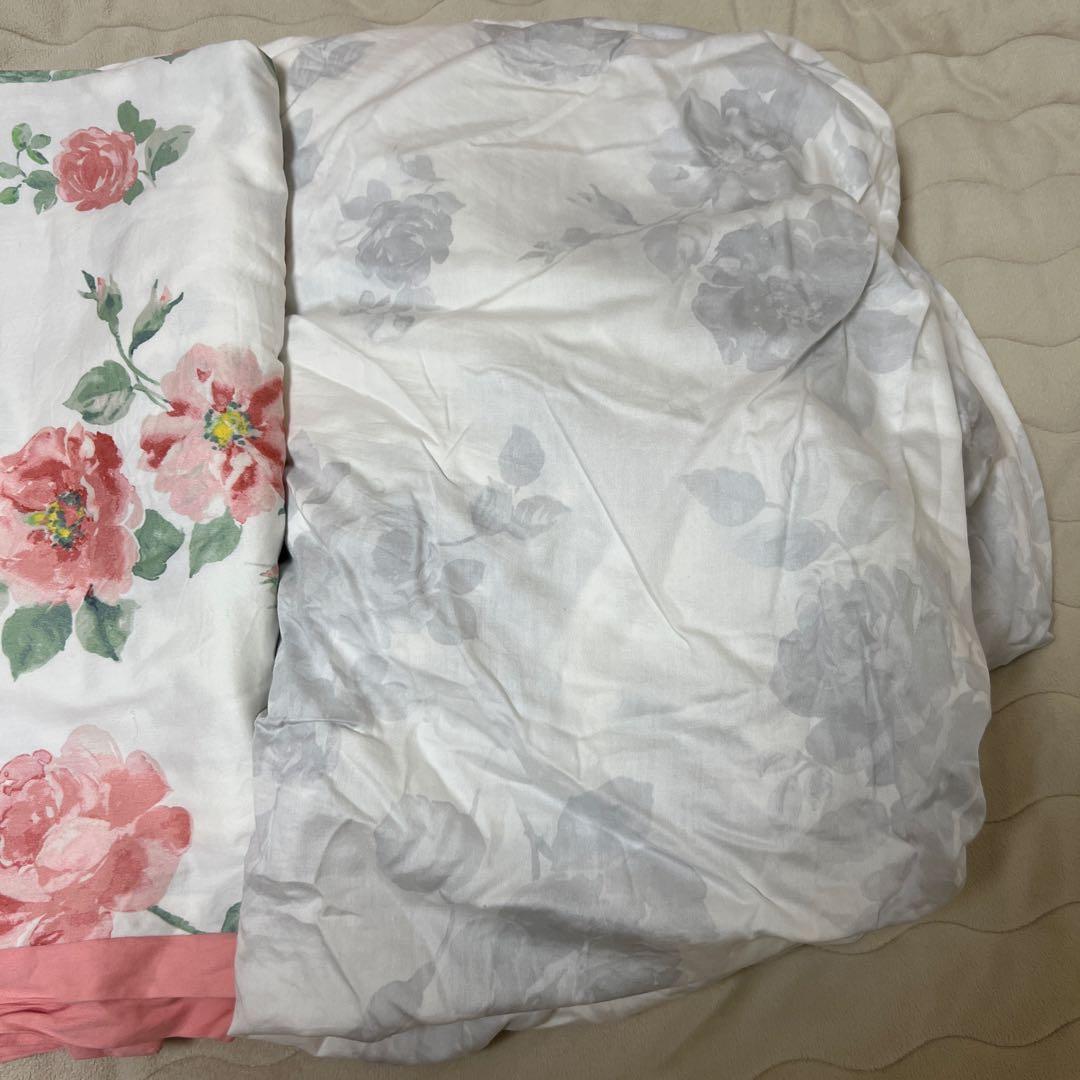 ローラアシュレイ　ダブル　掛布団カバー、ボックスシーツ、枕カバーセット