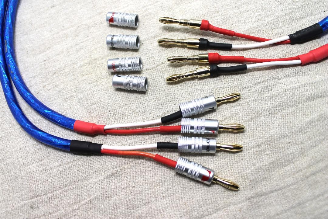 2200αゾノトーンZONOTONE 1.3m2本 ナカミチ新品金バナナプラグ付