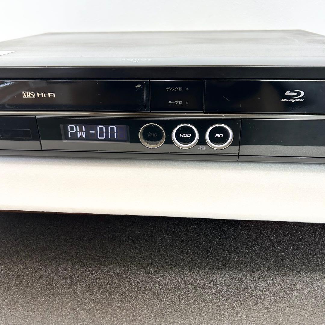 シャープ「BD-HDV22」VHS・Blu-ray・HDD一体型レコーダー
