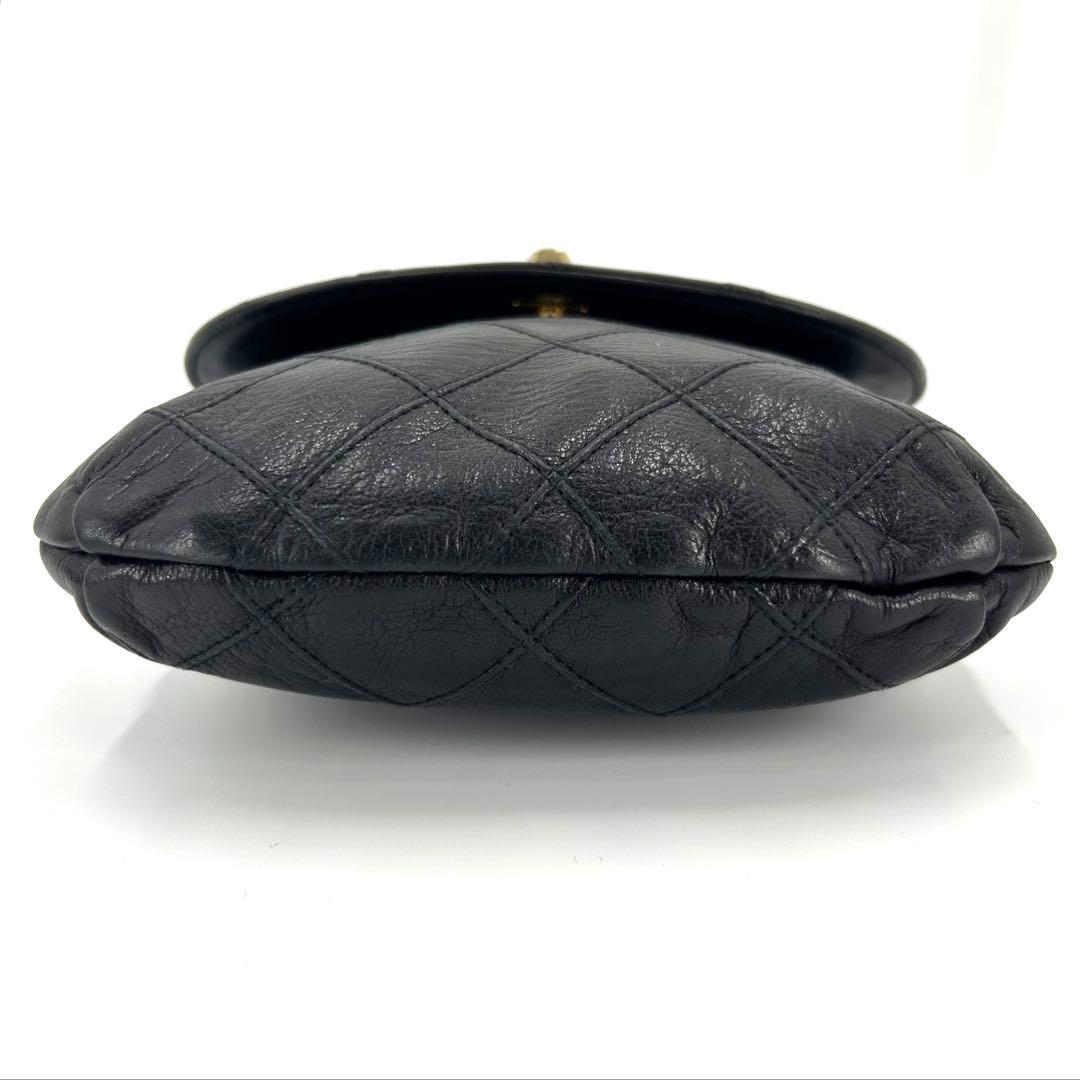 美品✨　シャネル　ウエストポーチ　ビコローレ　ココマーク　ターンロック　チェーン