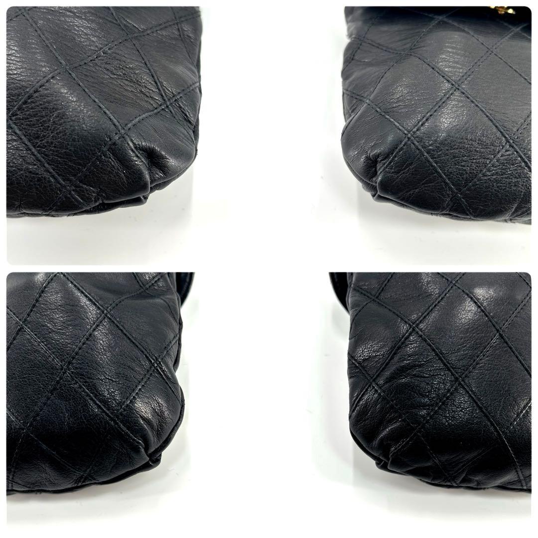 美品✨　シャネル　ウエストポーチ　ビコローレ　ココマーク　ターンロック　チェーン