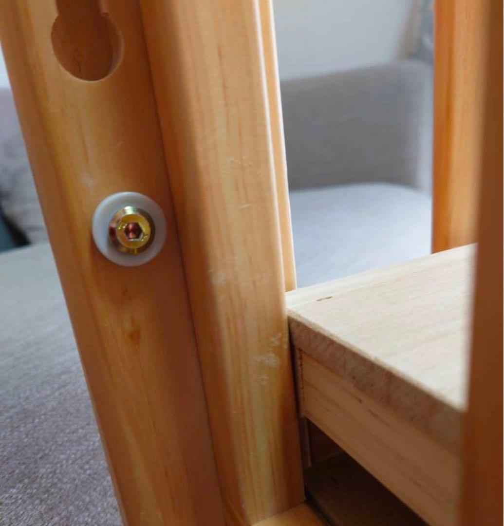 【あんずさん専用】　KATOJI 木製ミニベビーベッド 高さ調整可能