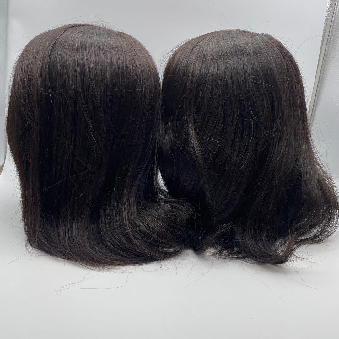 カットウィッグ　カットマネキン　未使用品　ノーカット　M-01N 2体セット