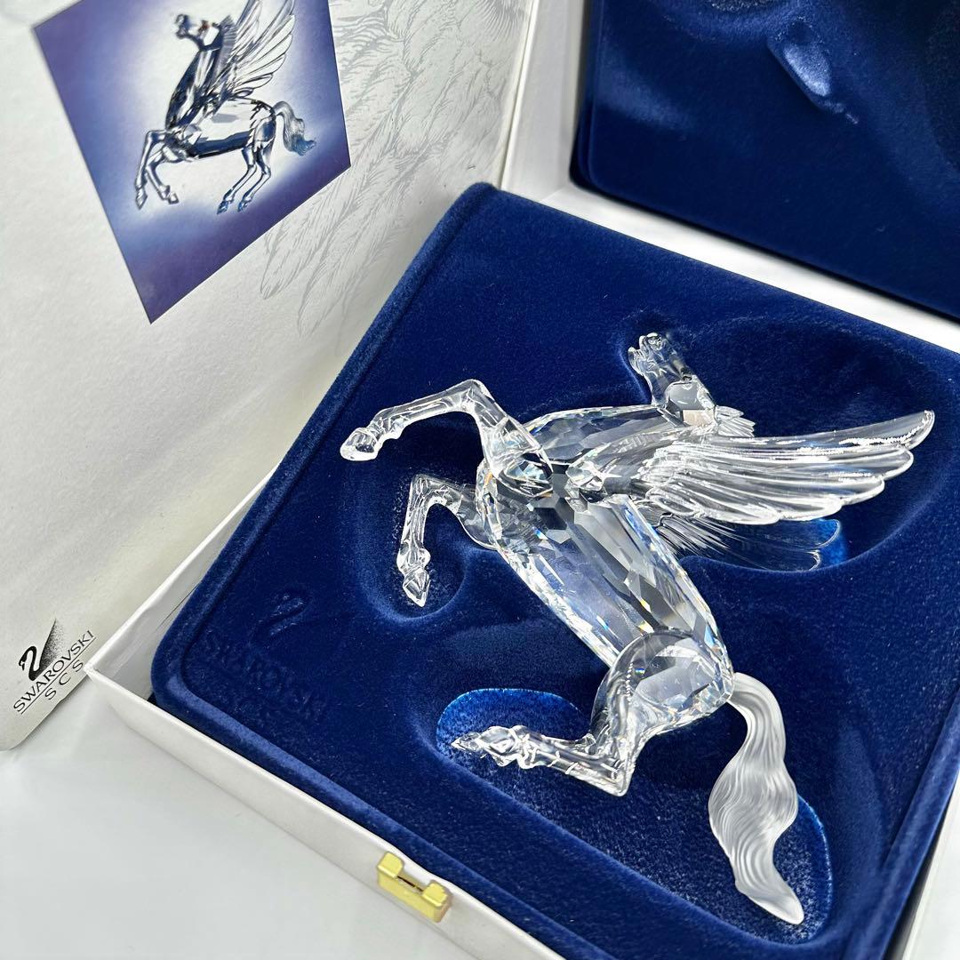 スワロフスキー ペガサス 1998年 SCS会員限定品 クリスタルガラス 置物