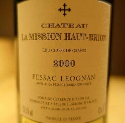 2000年 レア‼️ ボルドー シャトー ラ ミッション オーブリオン 2000