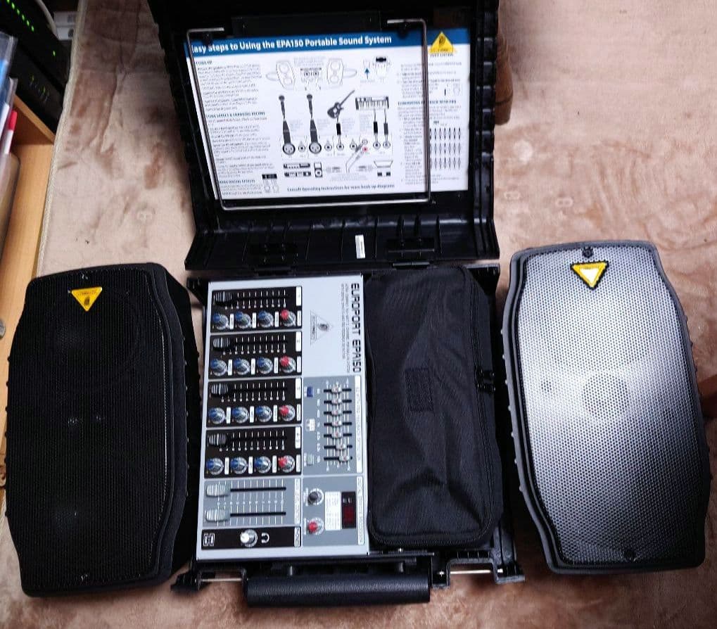 【超激レア 美品】 ベリンガー EPA150 EUROPORT ポータブルPA