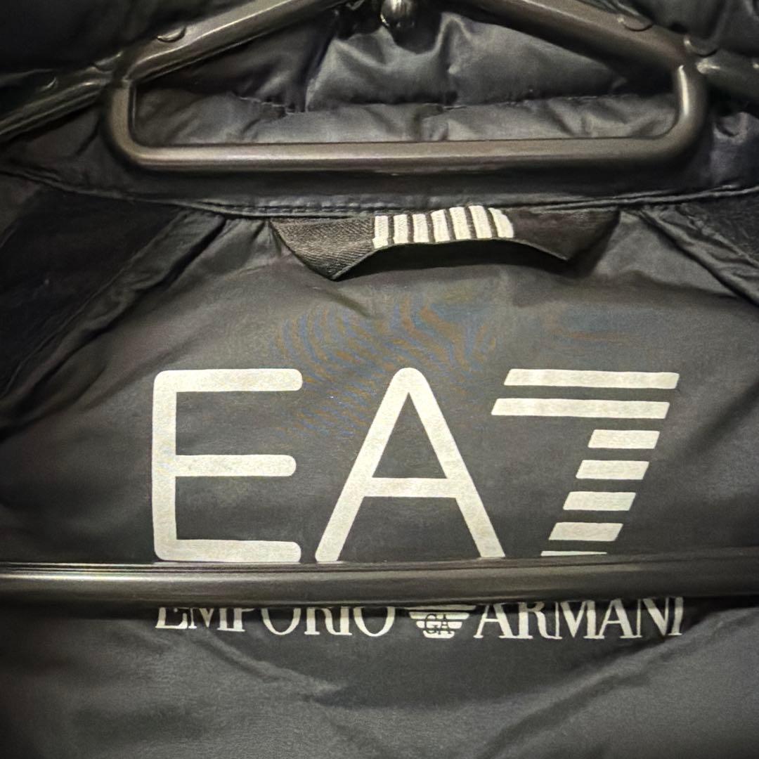 ‼️美品エンポリオ　アルマーニEA7 ‼️ブラック ダウンジャケット