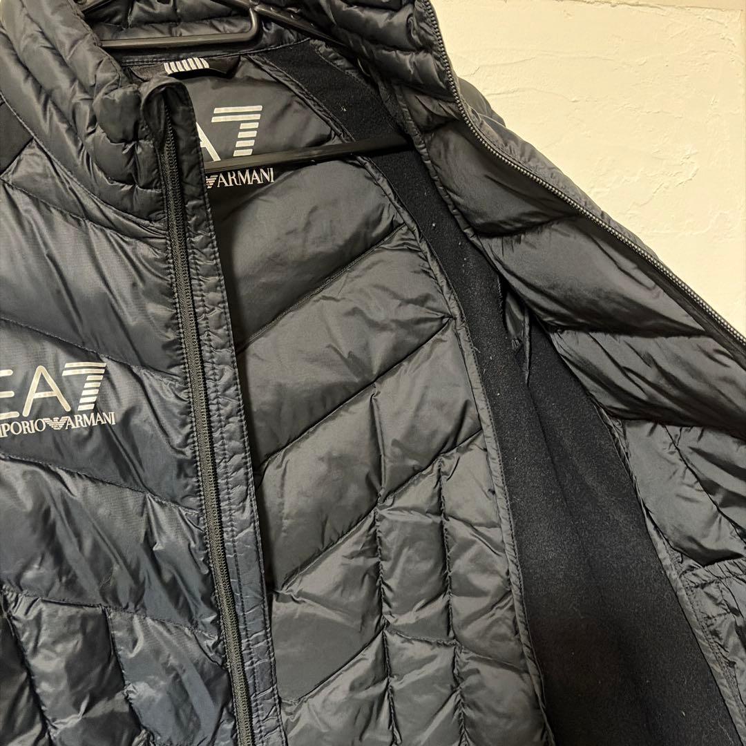 ‼️美品エンポリオ　アルマーニEA7 ‼️ブラック ダウンジャケット