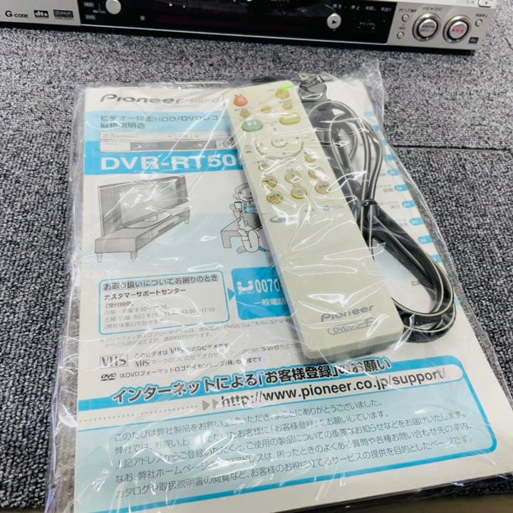 Pioneer VHS DVDレコーダー　DVR-RT50H