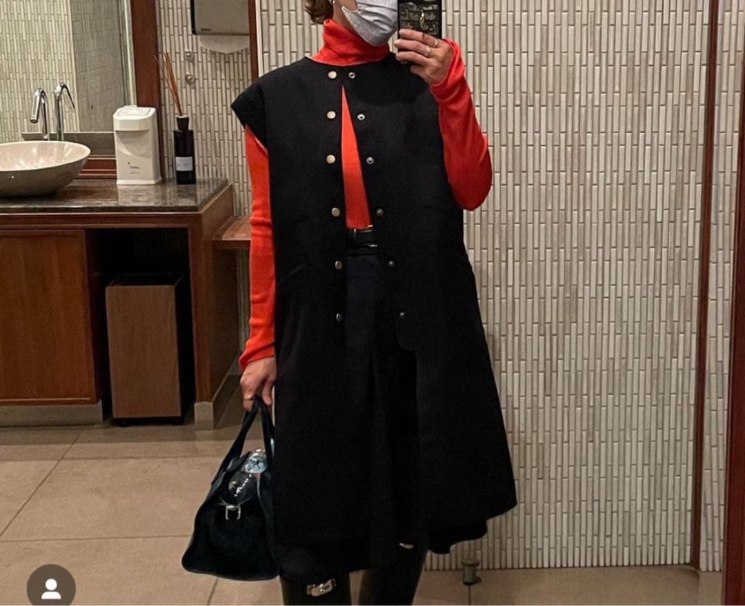 美品　BACCA ダブルクロスヘビーメルトンベスト36