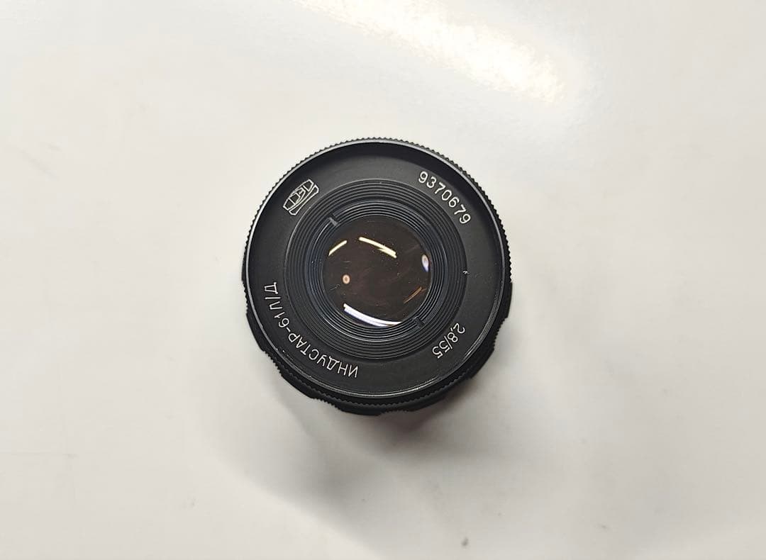 Leotax tv + industar 61 55mm F2.8 レンズ付